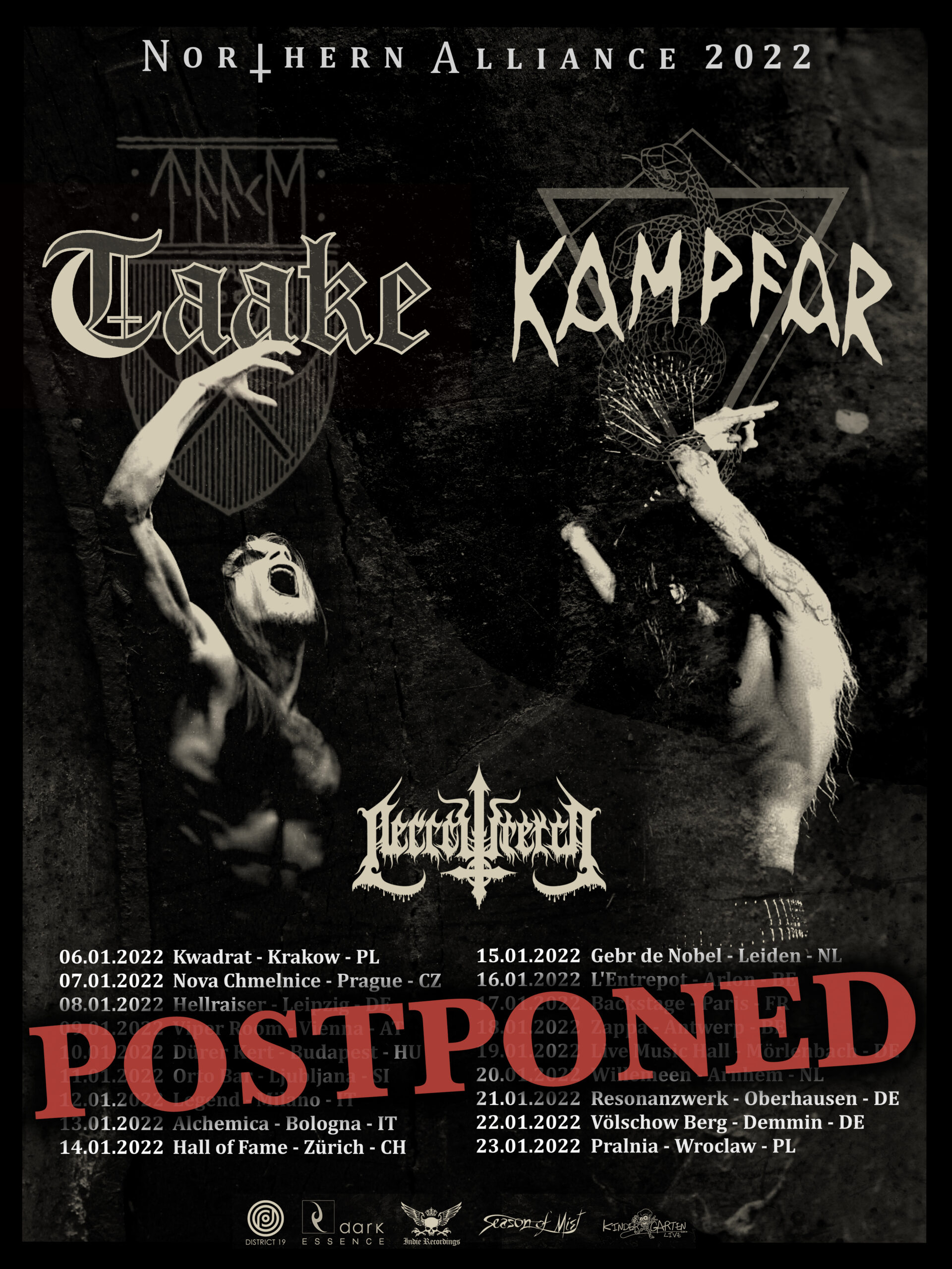 You are currently viewing Taake / Kampfar / Necrowretch